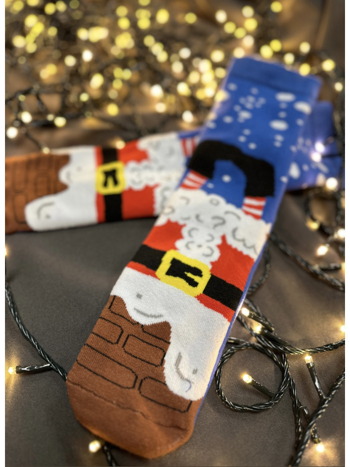 UNISEX CHRISTMAS SOCKS BLUE