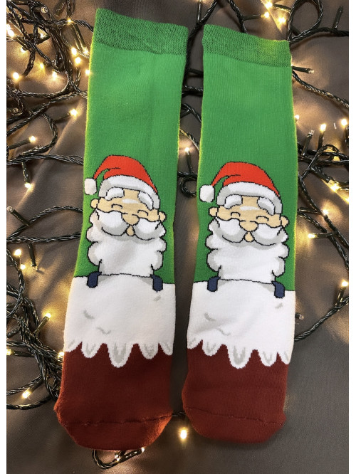 UNISEX CHRISTMAS SOCKS GREEN