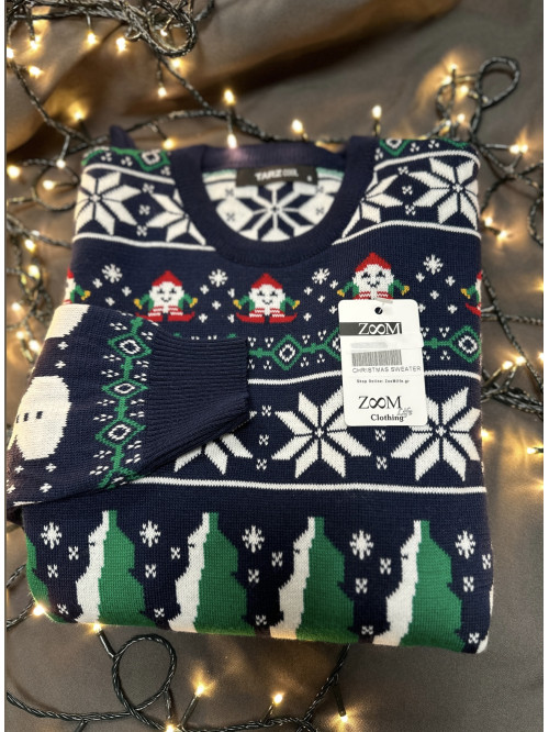 Unisex Christmas Knitwear -Blue