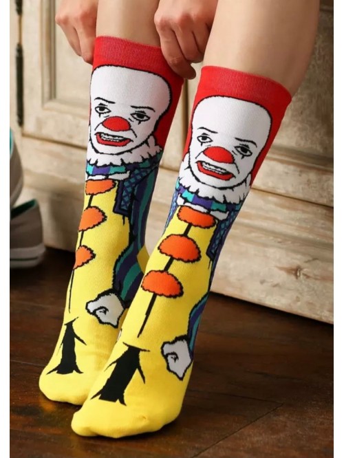 SCARY CLOWN SOCKS