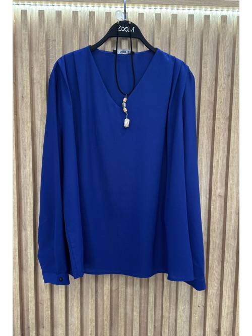 Oversize Blouse Blue