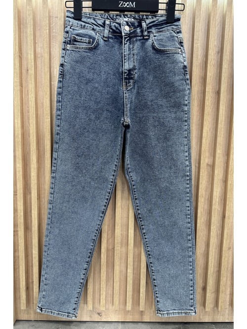 Elastane Big Size Jeans Blue