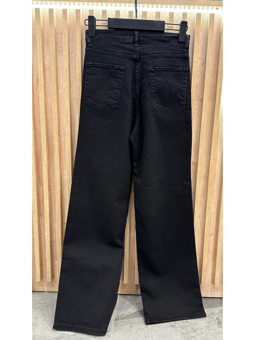 Elastane Big Size Jeans Black