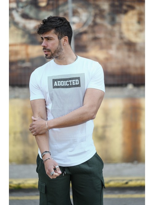 T Shirts BODYMAX Addicted WHITE BM3004