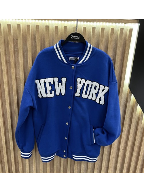 Collage jacket 'NEW YORK'-Blue