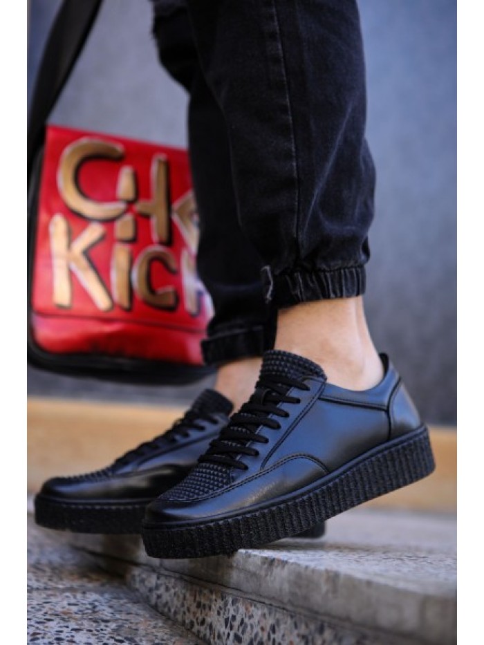 Chekich CH017 ST Black Men Sneakers