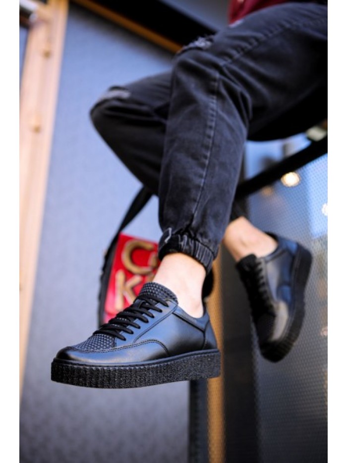 Chekich CH017 ST Black Men Sneakers