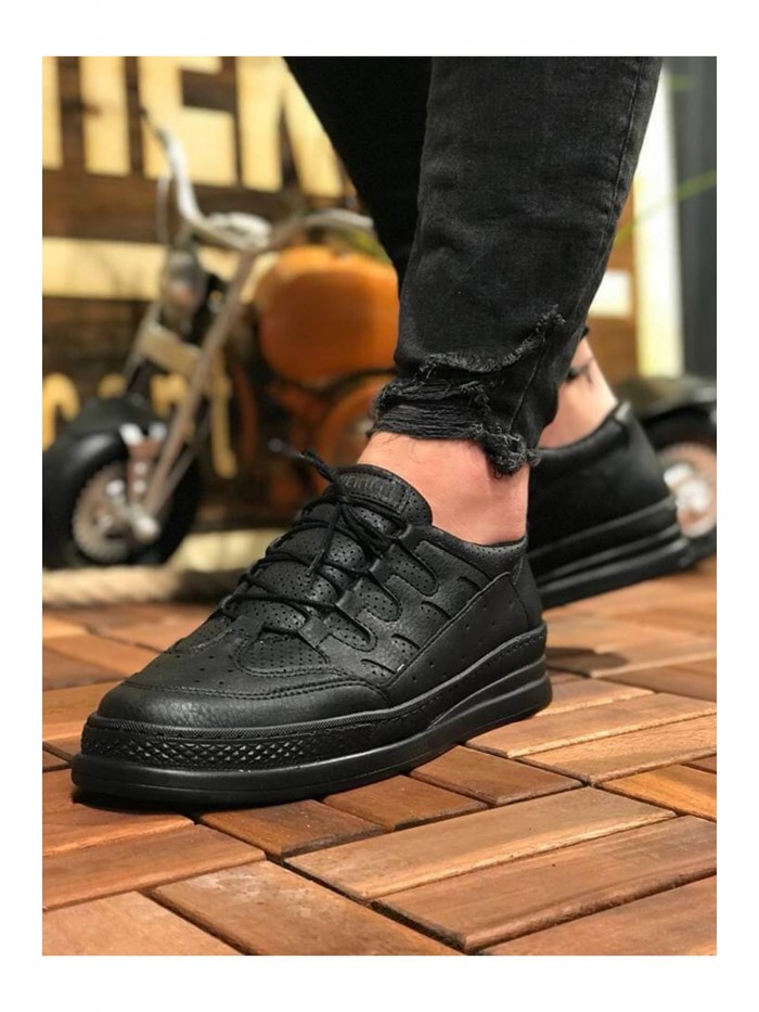 Chekich CH040 ST Black Men Sneakers