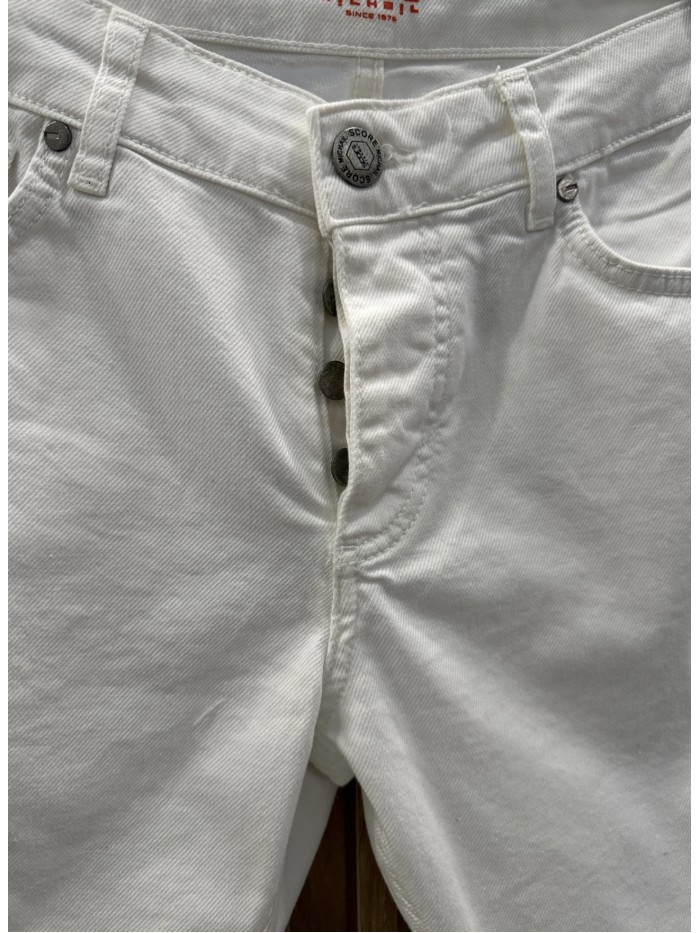 Jean Shorts - White 