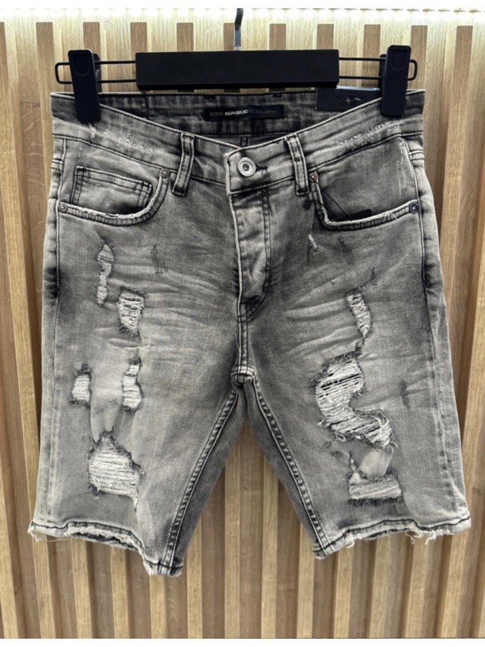 Jean Shorts - Gray