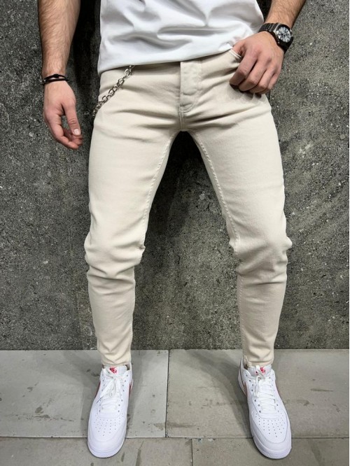 2Y Premium Skinny Fit Slim Jean CODE : BEIGE