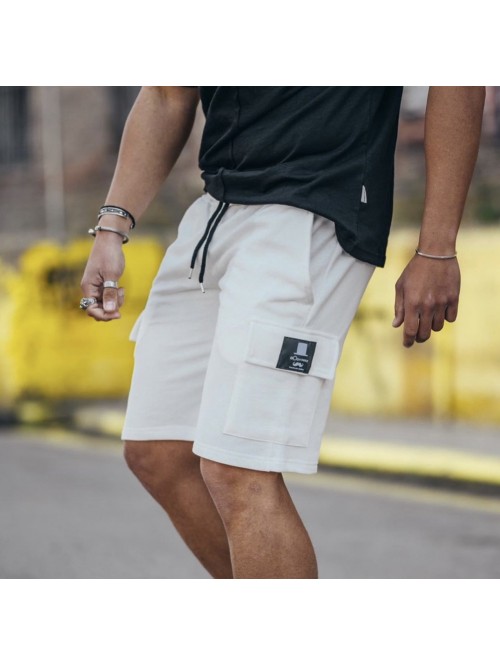 Bodymax Cargo Shorts White