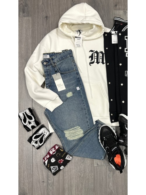 White Hoodie 'M' 