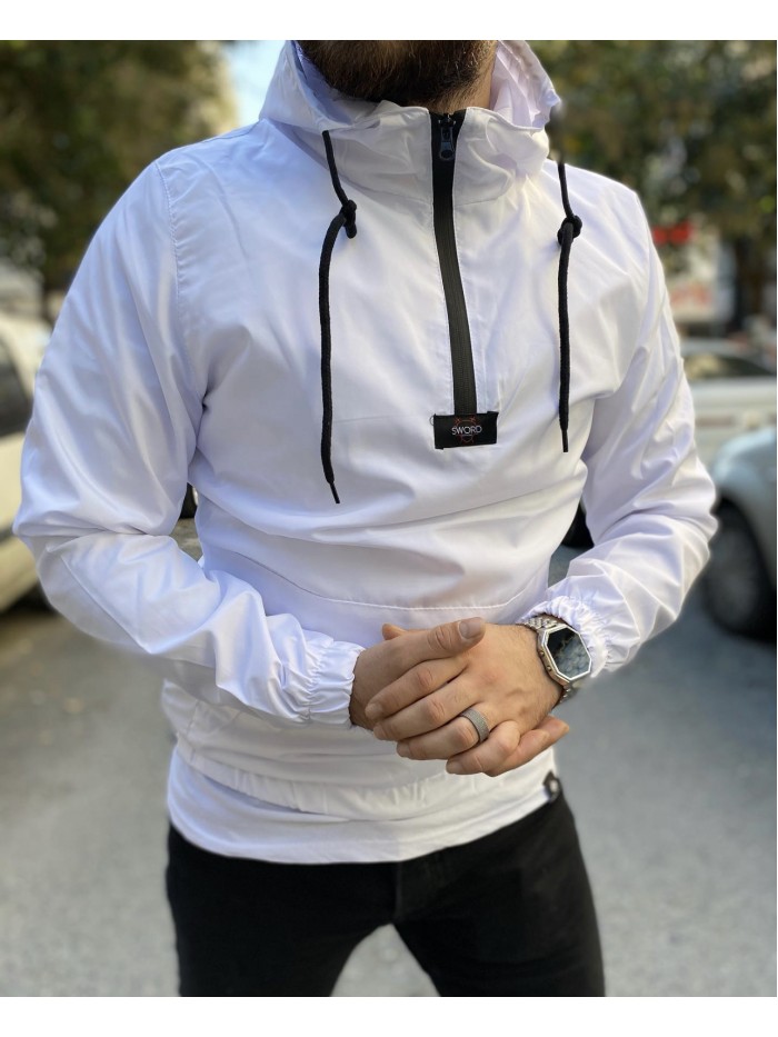 Jacket Hoodie FLEECE Αντιανεμικο Αδιαβροχο SW006