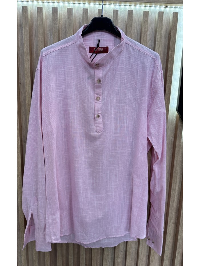 Henley Shirt - Pink