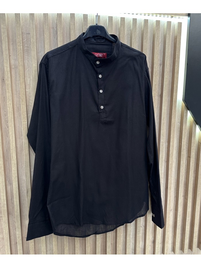 Henley Shirt - Black