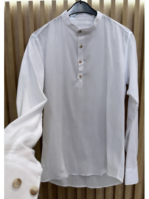 Henley Shirt - White 