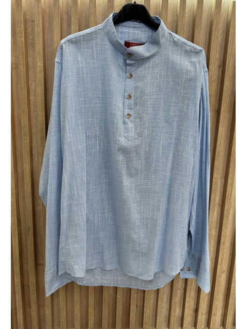 Henley Shirt -Blue