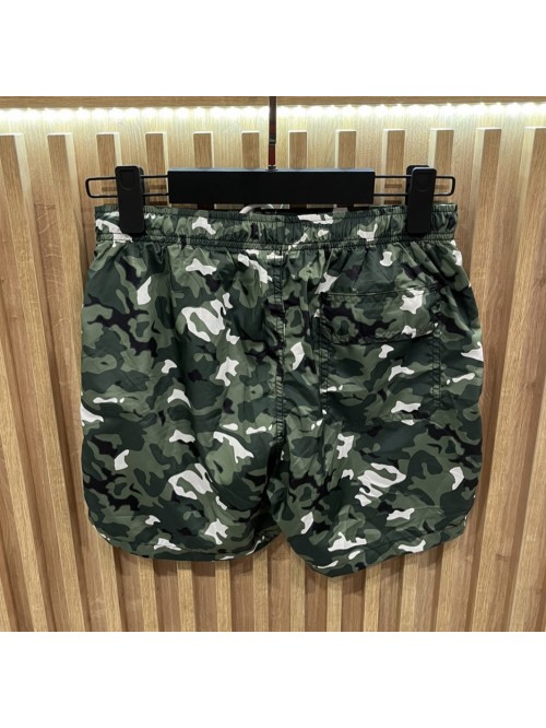 Swim Trunk - Camo Pattern Green